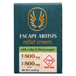 800mg CBD / 800mg THC relief cream - with cedar & black pepper