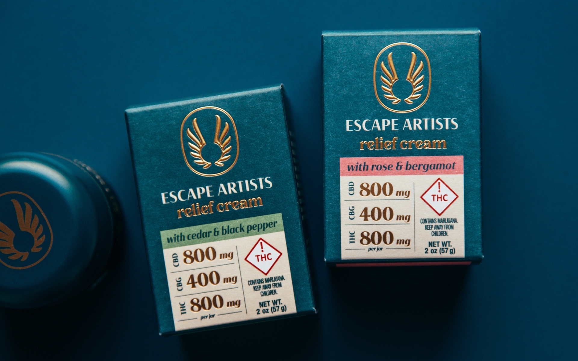 escape artists relief cream with cbg
